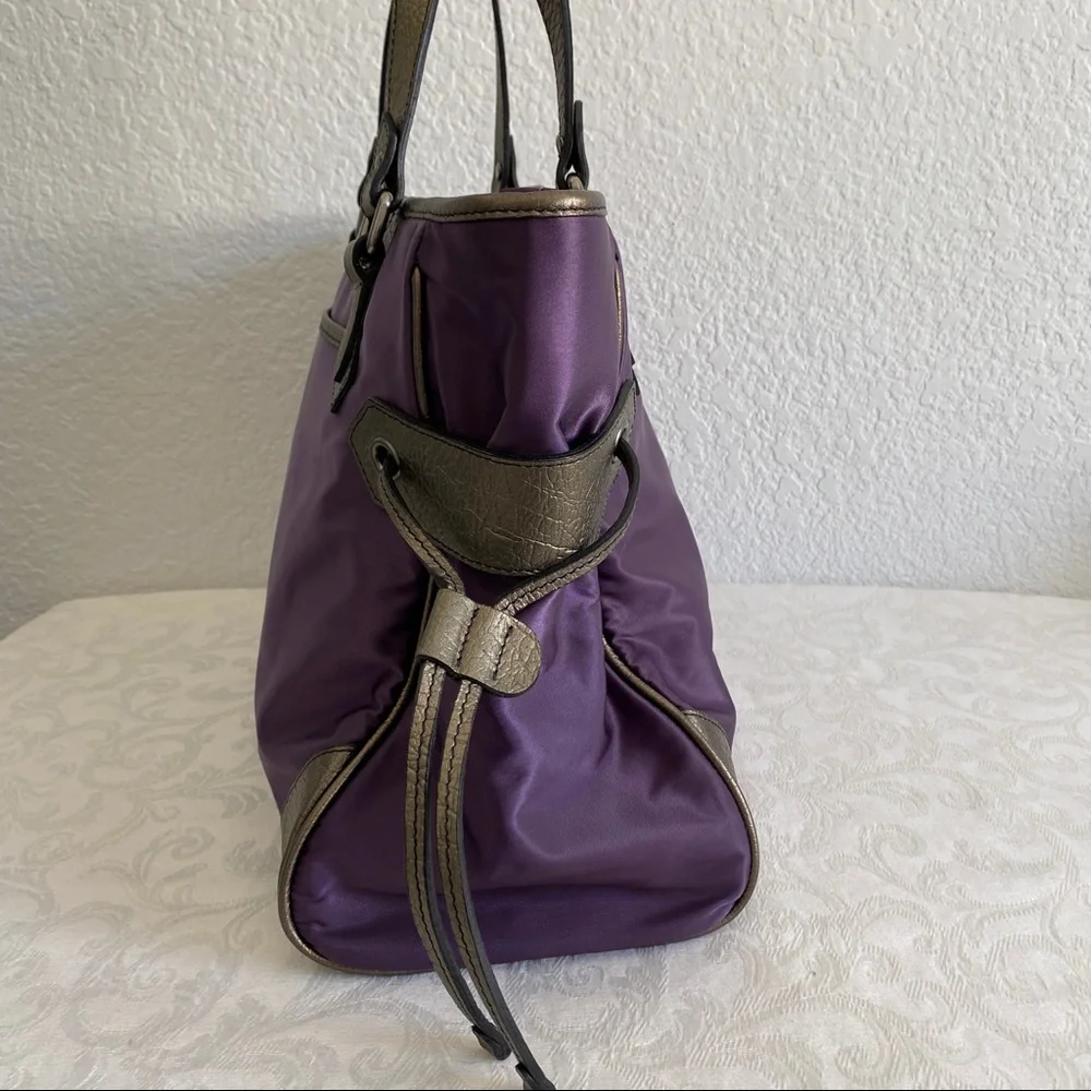 Burberry nylon leather